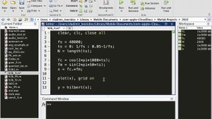 Семинар по ЦОС: Получение огибающей амплитудно-модулированного сигнала