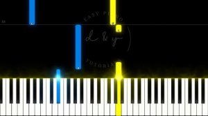 City of Stars from La La Land (Intermediate Piano Tutorial)