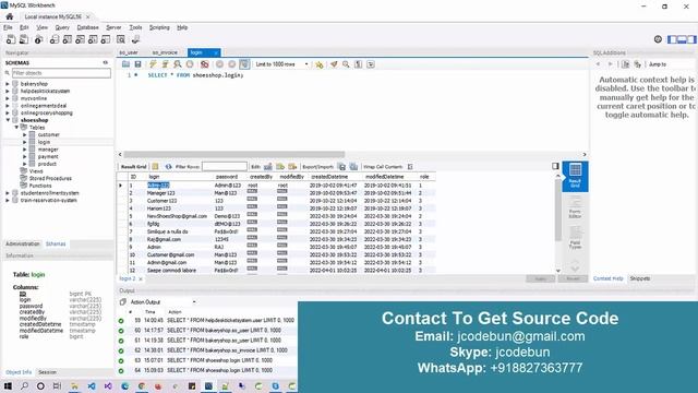 Online Shoes Shop Project in java with source code and project report