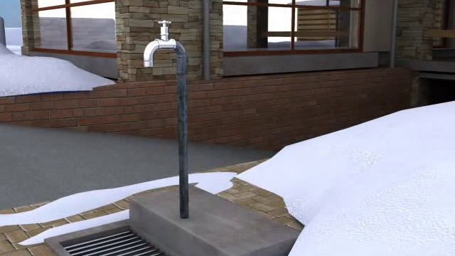 Нагревательный кабель в трубах.avi