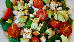 Постный салат с тофу  ? ПП в вашем рационе!