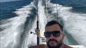 Рыбалка в Атлантическом Океане в США. 50 км от берега с лодки