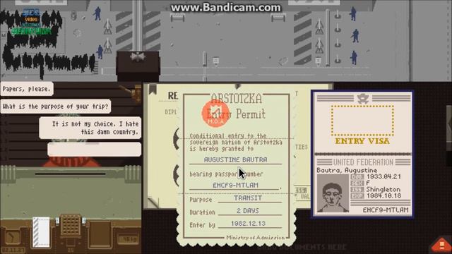 Merinthium Plays; papers please, ezic star sympathizer, days 4-6 смотреть онлайн