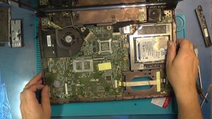 Разборка ноутбука ASUS N53S