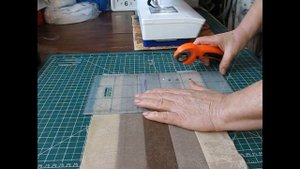 Бордюр для покрывала в технике семинолы.