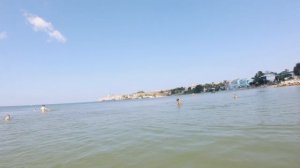 Азовское море. Пляж РУССКАЯ БУХТА возле г. Щелкино (Мысовое) + Казантипский природный заповедник.