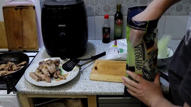 Рецепт фунчозы со свининой и овощами