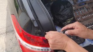 Mercedes-Benz E-Класс Седан E 300 как снять задний фонарь. MB E-Class Sedan E 300 tail light remova