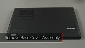 Replacing Your Base Cover Assembly | ThinkPad T14s Gen 3 and Gen 4 | Customer Self Service