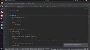 Сервис бронирования столиков на Python
