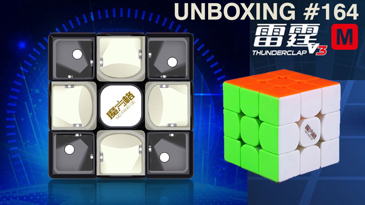 Unboxing №164 Thunderclap v3 M 3x3x3 QiYi MoFangGe. Обзор