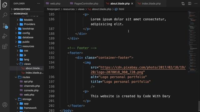 Views In Laravel | Learn Laravel From Scratch | Laravel For Beginners | Learn Laravel