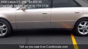 2000 Lexus ES 300 for sale in Milwaukee, WI 53208 at the Fir