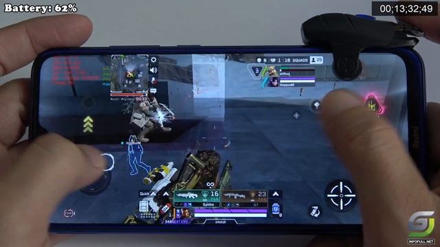 Redmi Note 8 test game Apex Legends Mobile смотреть онлайн