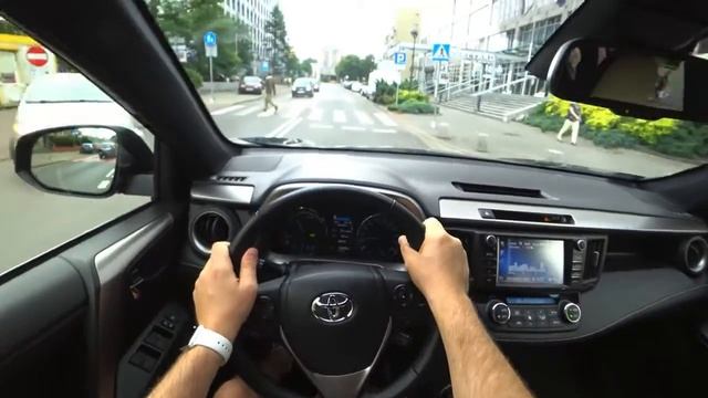 2018 New Toyota RAV4 Hybrid 197 HP 4K POV Test Drive смотреть онлайн
