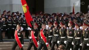 В Москве прошел парад кадетов, посвященный 74-й годовщине Победы над фашизмом