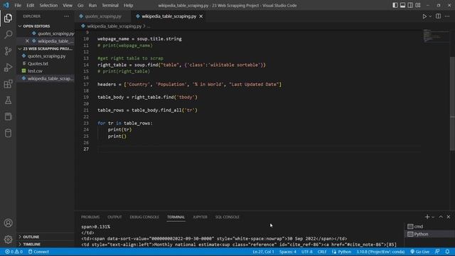 23.2 Web Scraping Project 2 Wikipedia || Python Programming Crash Course in Nepali || NextStep Info