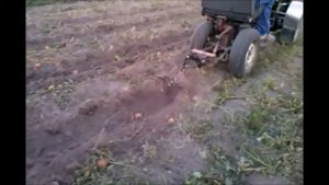 Самодельный адаптер к мотоблоку испытание
