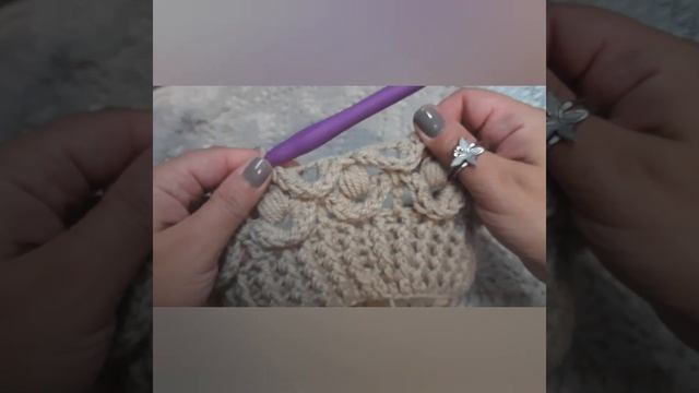 Шапка крючком 3d узором❤ смотреть онлайн