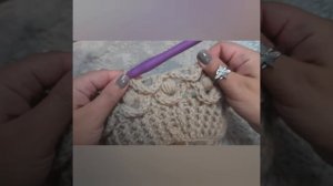 Шапка крючком 3d узором❤