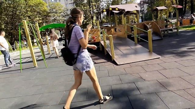 Идем гулять1.08.2023/ фонтаны на детской площадке⛲/ Ставрополь дворец Гагарина