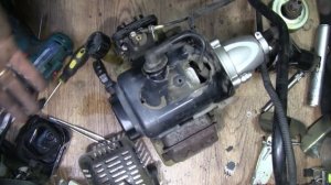 Ремонт бензокосы Al-ko BC4535 \ Сломали штангу!