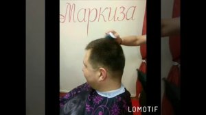 Вуалирование седины у мужчин прямым пигментом.