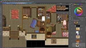 СОЗДАНИЕ ИНТЕРЬЕРА. (Для RPG Maker MV в Photoshop) Я НЕ ХУДОЖНИК #18