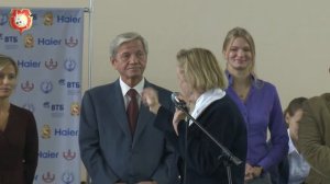 Открытие турнира по гимнастике имени Елены Замолодчиковой