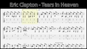 Eric Clapton - Tears in Heaven - Easy Guitar Tab