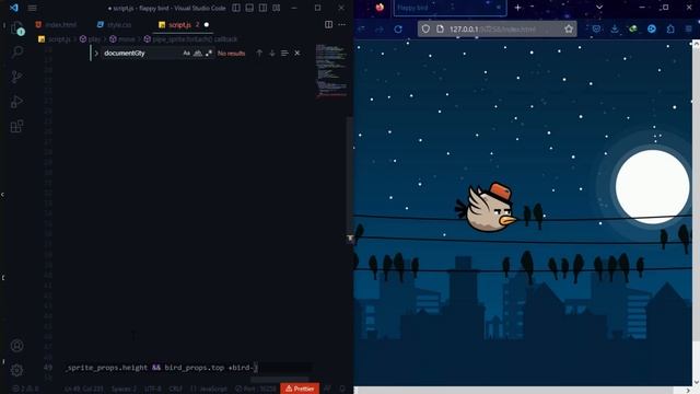 Make A Flappy Bird Game With HTML CSS & JavaScript | Flappy Bird