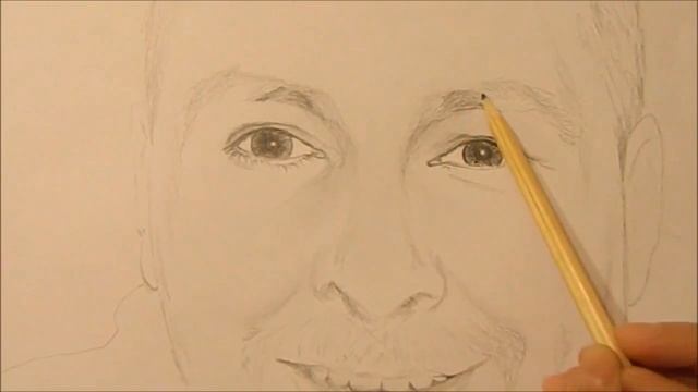 Портрет мужчины. Простой карандаш/ Portrait in simple pencil