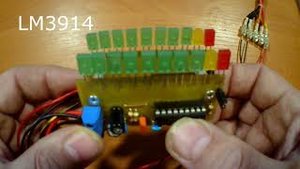 LED индикатор уровня сигнала на LM3914 (LM3915, LM3916)