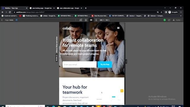 Fully Responsive Website Design Using Webflow For My Client