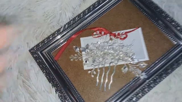 Гребень "Ольга".✨ Украшение в волосы для любого праздничного образа/Hair comb "Olga" with pearls.