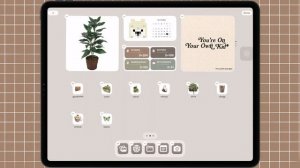 ✨aesthetic✨ iPadOS 17 lockscreen & homescreen setup (+ what’s in my iPad) ?