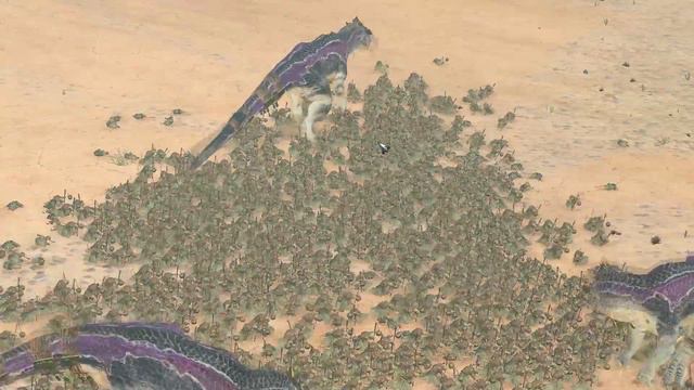 5 SAURIAN vs 3000 SKAVEN - Total War WARHAMMER 2 Battle смотреть онлайн