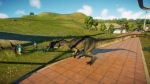 ALL CARNIVOROUS DINOSAURS BREAK OUT AND ATTACK PEOPLE | Jurassic World Evolution 2