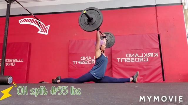 Barbell Overhead Splits смотреть онлайн