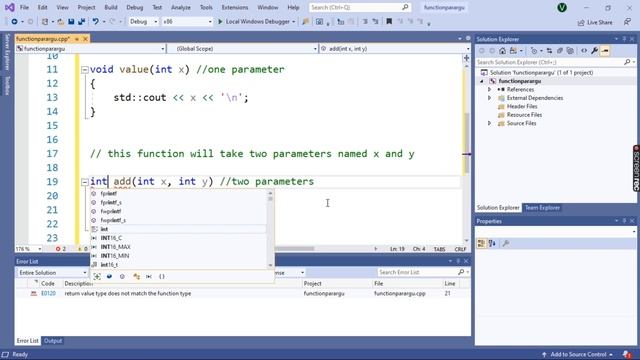 #parameters #arguments #programming  Introduction to Functions Parameters & Arguments in C++