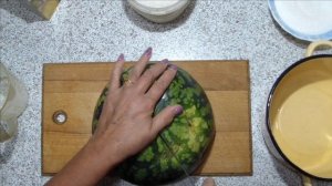 Вкусная закуска из соленых арбузов в кастрюле, без уксуса, с горчицей.
