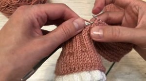 Подъем петель пятки носка спицами