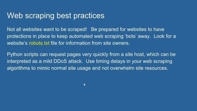 Introduction to Webscraping using Python 3 and Beautiful Soup