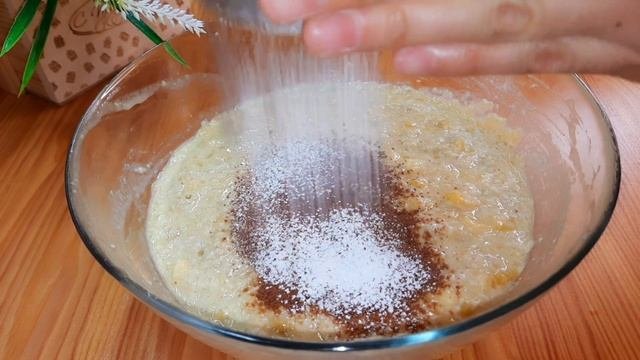 Возьмите овсянку, какао и бананы и приготовьте этот изумительный десерт! Без добавления сахара