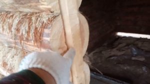 Подготовка места под печь из предбанника в парную