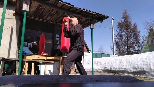 Самоизоляция. Тренировка на даче