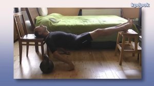 Мощное упражнение для мышц кора. Мост Самсона в 58 лет.