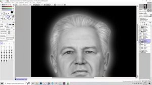 Как красиво прорисовать волосы в ретуши портрета на памятник.