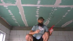 88  Шпаклевка КГЛ своими руками без опыта, строим дом сами без строителей
