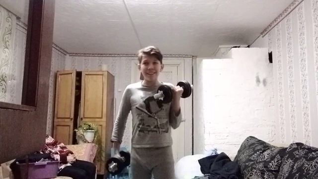 9 день | 100.4 отжимание,120.4 гантели,100.2 трапеция). смотреть онлайн